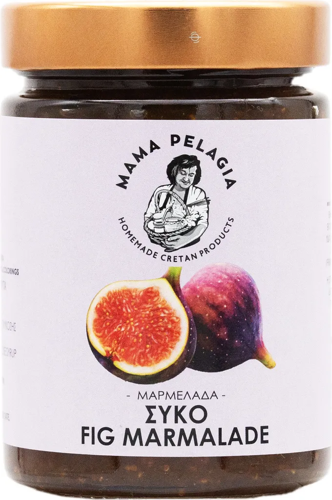 Mama Pelagia Feigenmarmelade – Handgemachte Griechische Spezialität aus Kreta – 400g