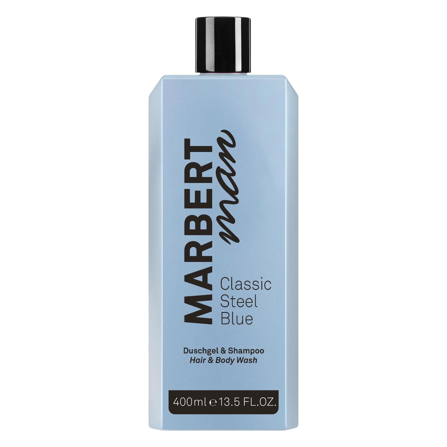 Marbert Man Classic Steel Blue Hair & Body Wash