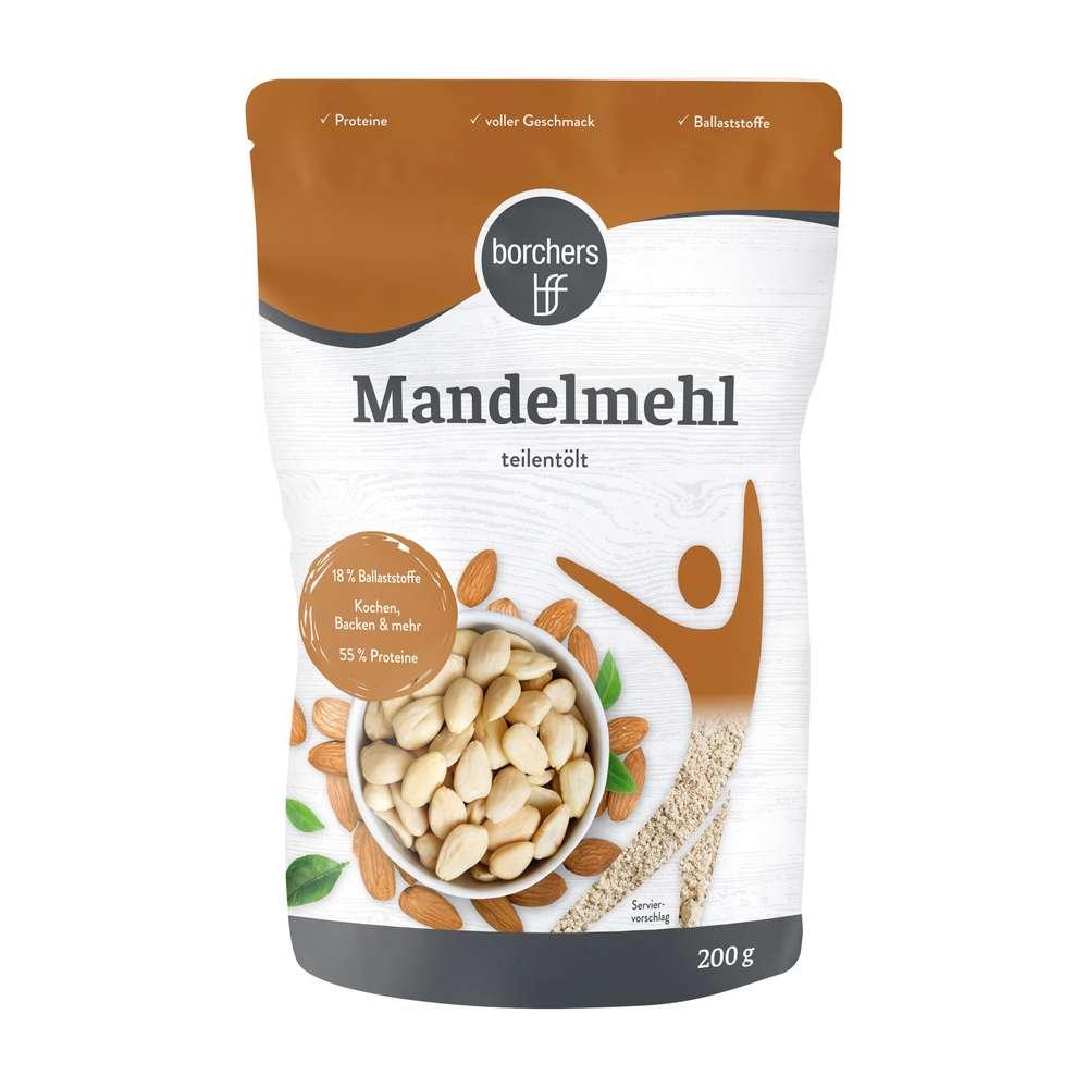 Almond flour, partially defatted