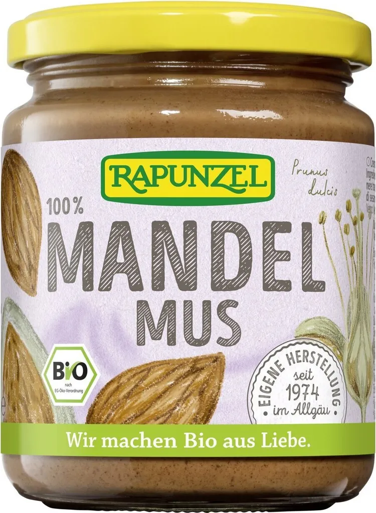 Mandelmus braun 6er-Pack 500g Rapunzel