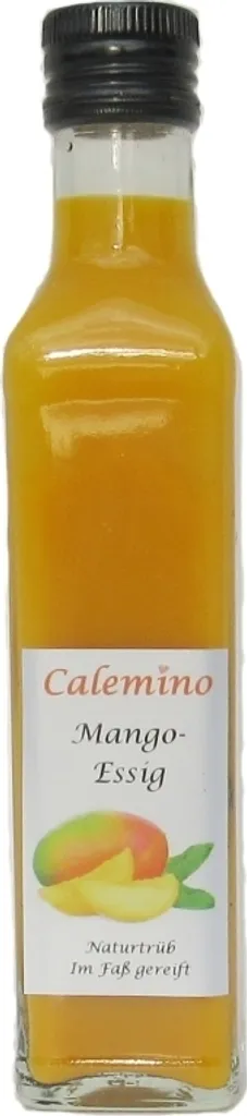 Mango vinegar with 50% fresh mangoes, naturally cloudy, 250ml