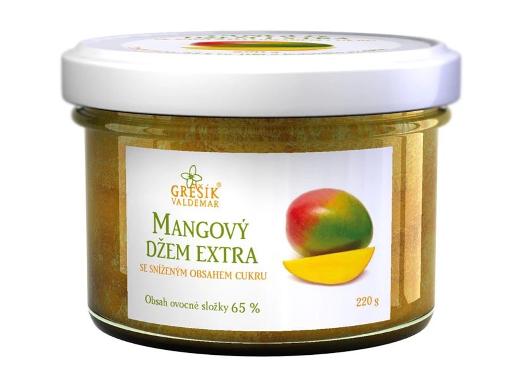 Mango-KonfitüreFruchtzutat 65% mit reduziertem Zuckergehalt 220g