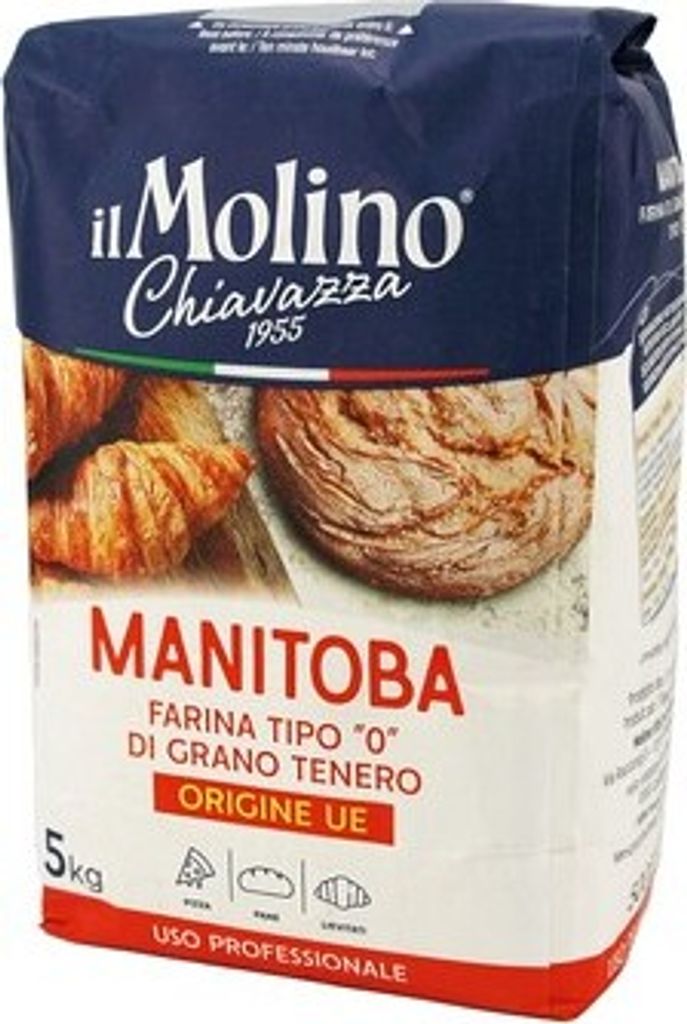 Manitoba Farina 0 di Grano Tenero Flour 5kg - il Molino Chiavazza