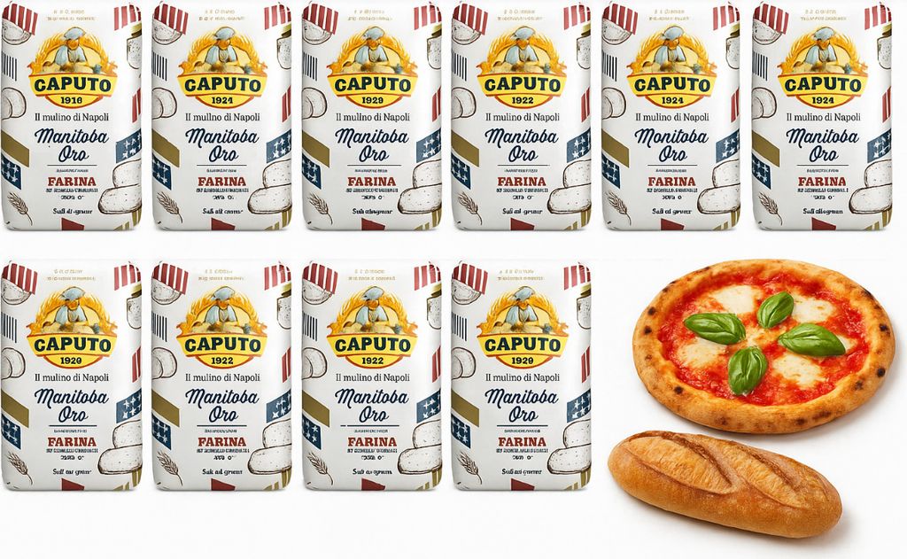 Manitoba Oro Pizza Flour 1kg x 10 Caputo