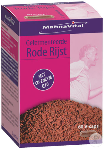 Mannavital Red Fermented Rice + Coenzyme Q10 Capsules 60