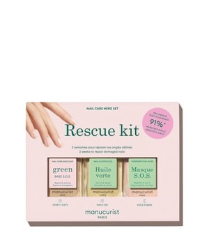 manucurist Nail & Hand Care Rescue Kit
Base SOS + S.O.S. Mask + Huille Verte
