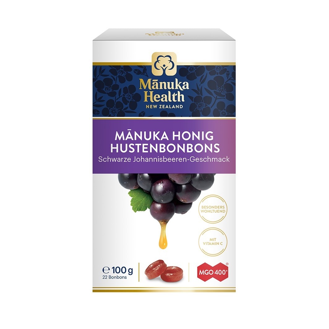 Manuka coughing candies black currant