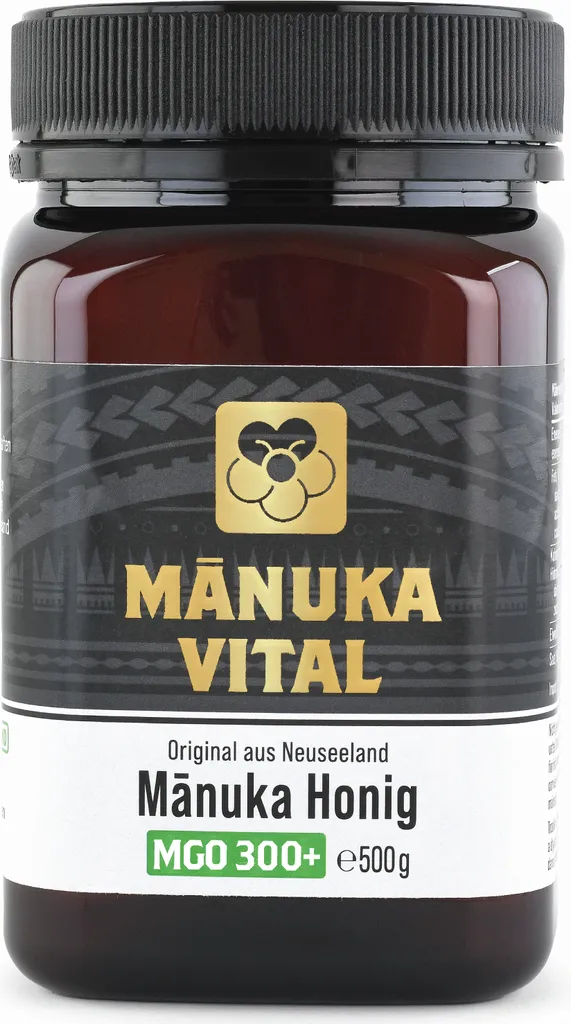 Manuka Vital MGO 300+ 500g | The ORIGINAL Manuka Honey from New Zealand | 100% natural | Laboratory-analyzed quality | Pure & Raw