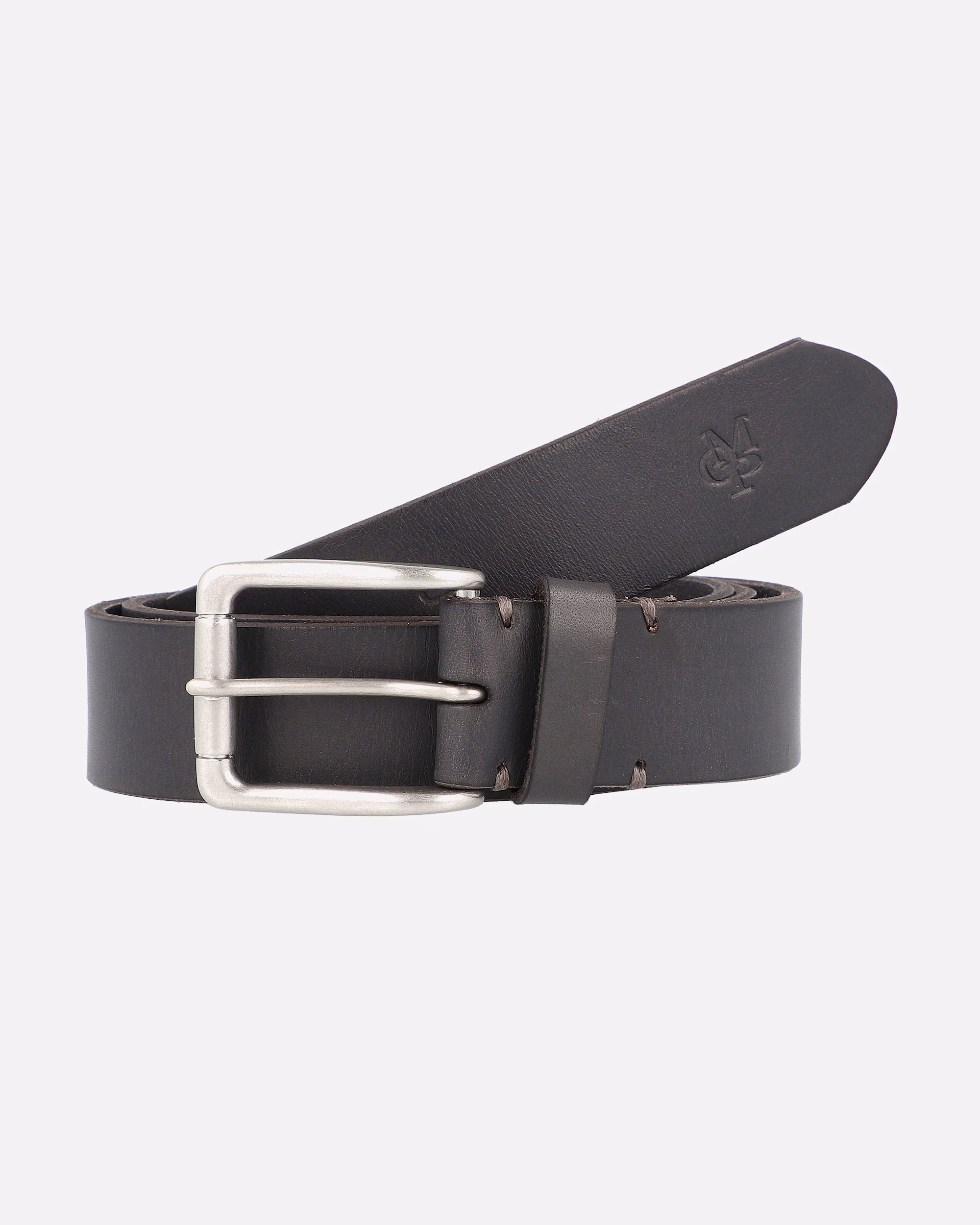 Marc OPolo belt Enno belt leather (grey gray)