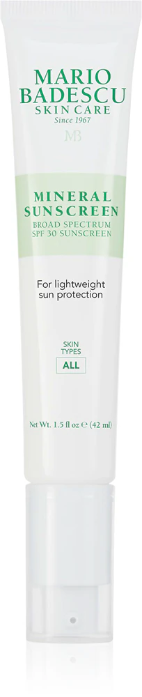 Mario Badescu Mineral Sunscreen protective cream with minerals