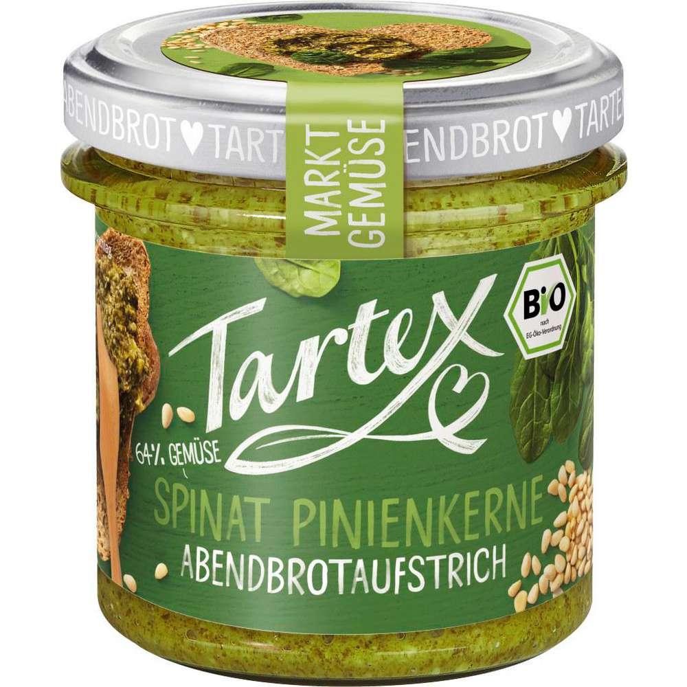 Market vegetable spread, spinach pine nuts
