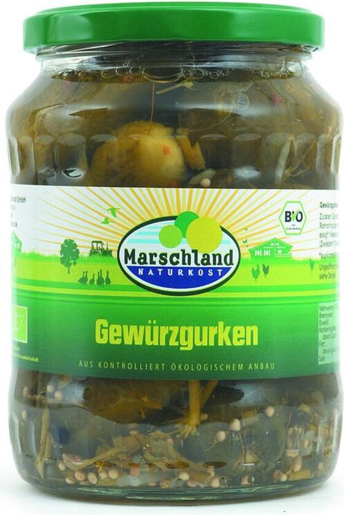 Marschland Pickled Gherkins 720 ml -- 0.36 kg