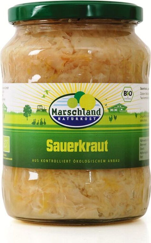Marschland Sauerkraut 720 ml -- 0.65 kg