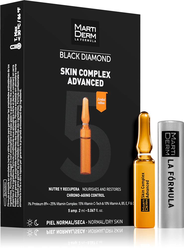 MartiDerm Black Diamond Skin Complex Advanced Ampoules for tired skin