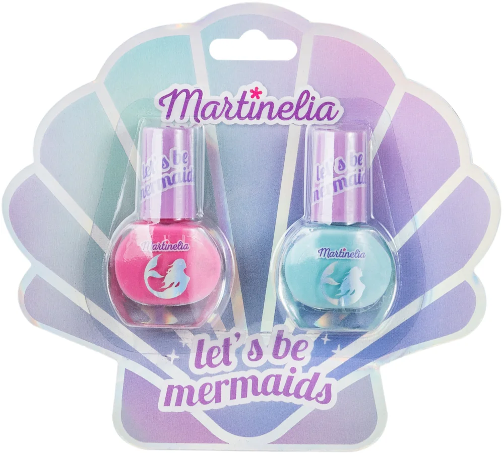 Martinelia Let's be Mermaid Nail Duo Set with nail polishes for children