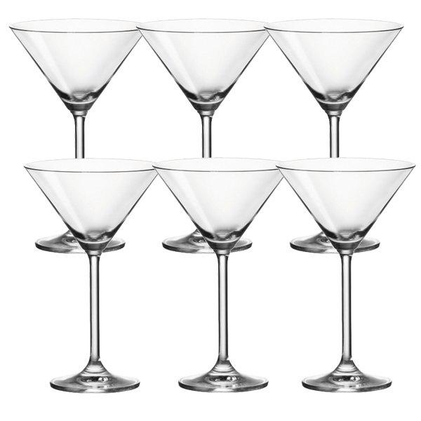 Martini glass cocktail bowl Daily (set of 6) made of glass by Leonardo