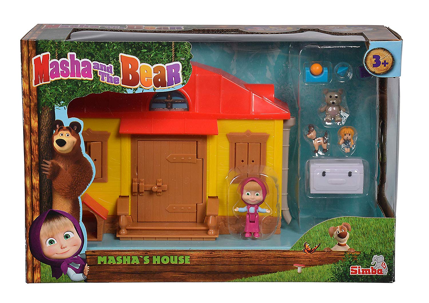 Simba Masha "Masha And The Bear House" Playset (Multi-Colour)