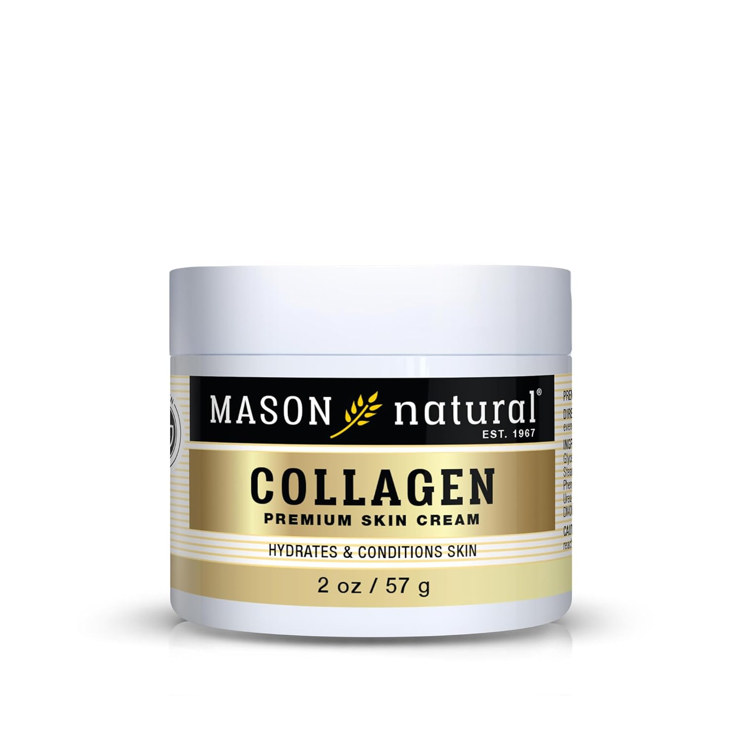 Mason Vitamins Collagen Beauty Cream 100% Pure Collagen Pear Scent, 2-Ounce Jars by Mason Vitamins