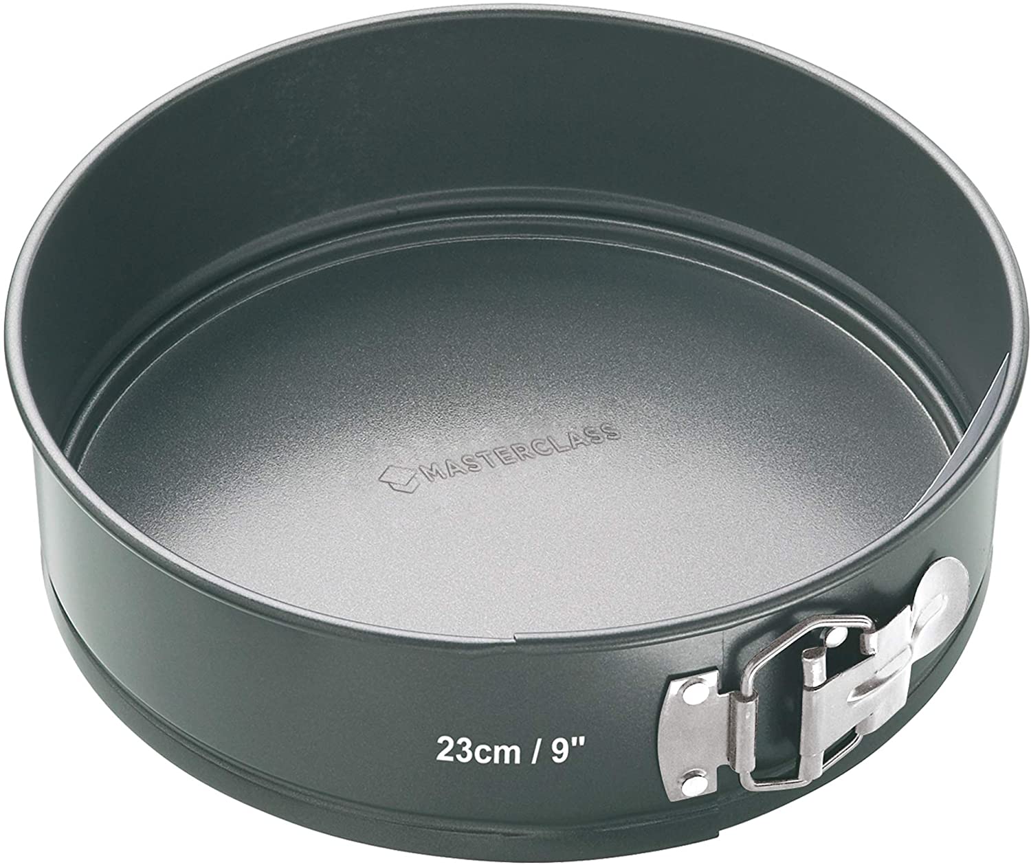 KitchenCraft Master Class 23cm Non-Stick Spring Form Quick Release Cake Pan With Loose Base