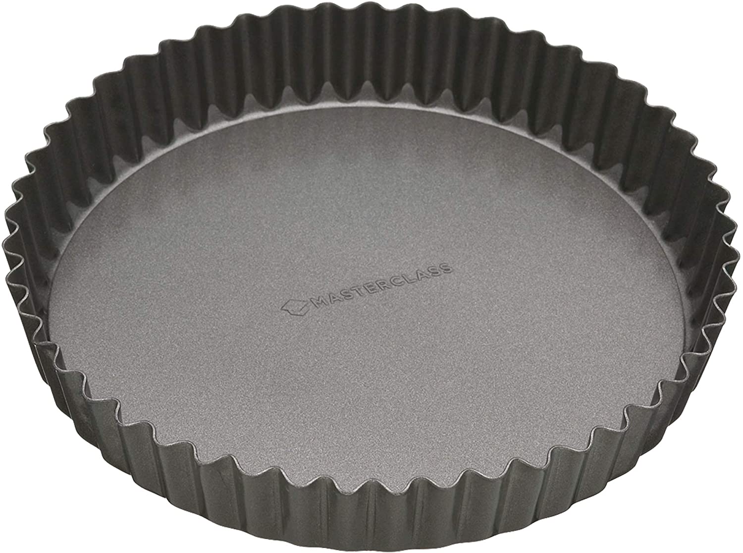 KitchenCraft Master Class Non-Stick 23cm Loose Base Fluted Quiche Tin