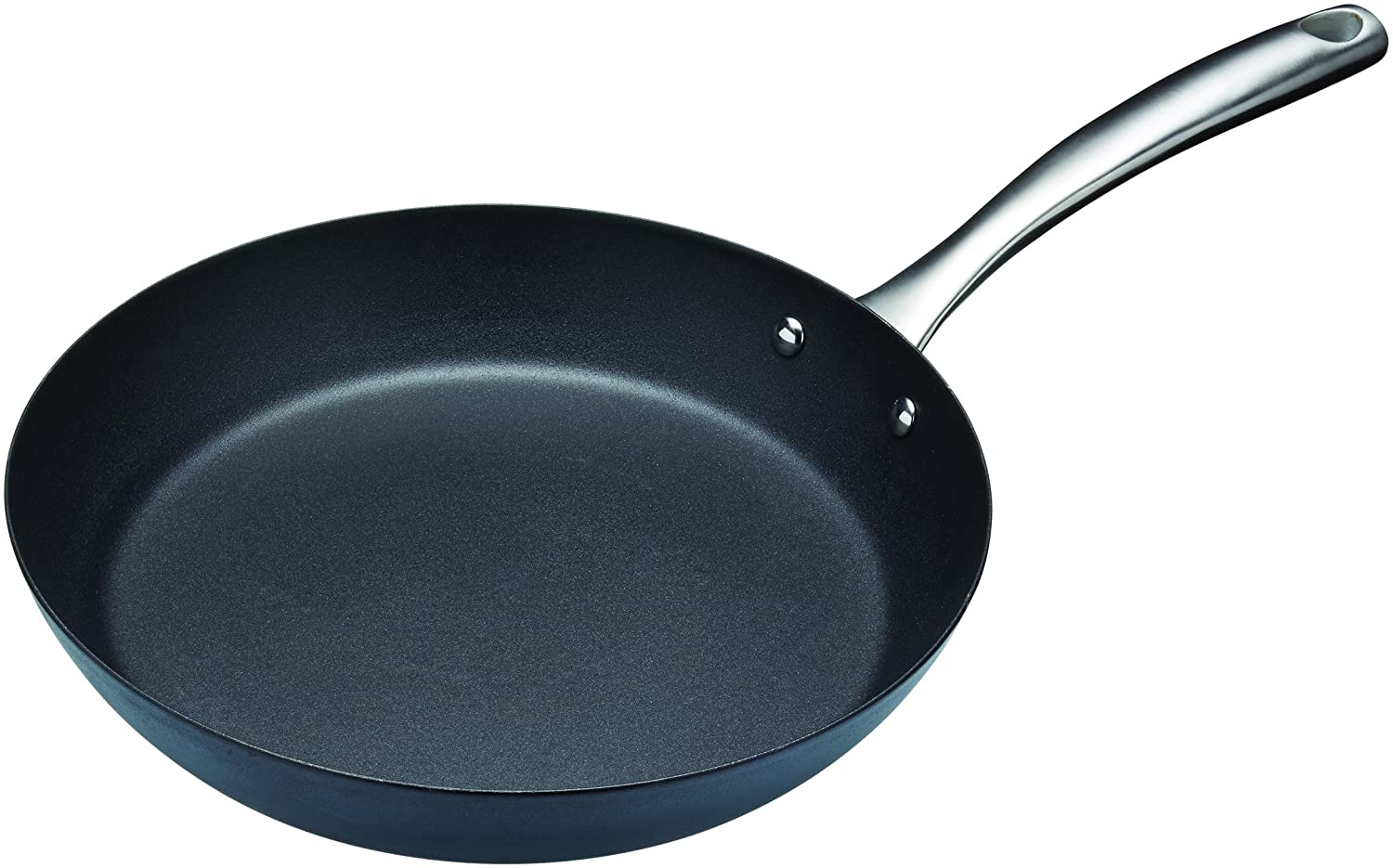 KitchenCraft Master Class Professional Carbon Steel Non-Stick Induction-Safe Frying Pan, 28 cm (11\")