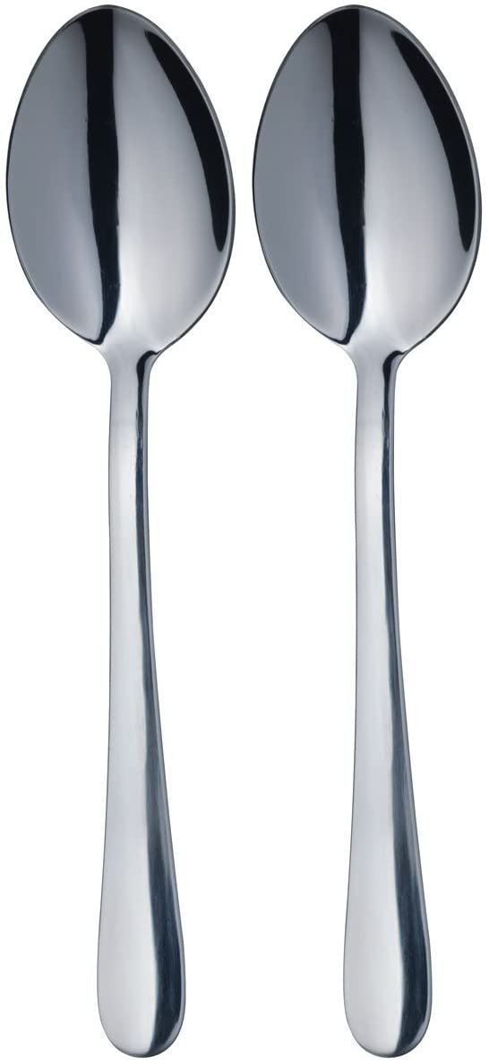 Master Class Stainless Steel Dessert Spoons, 18 cm (Set of 2)