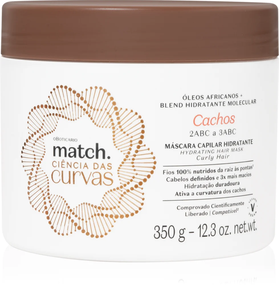 Match. Ciência das Curvas Hydrating mask for wavy and curly hair