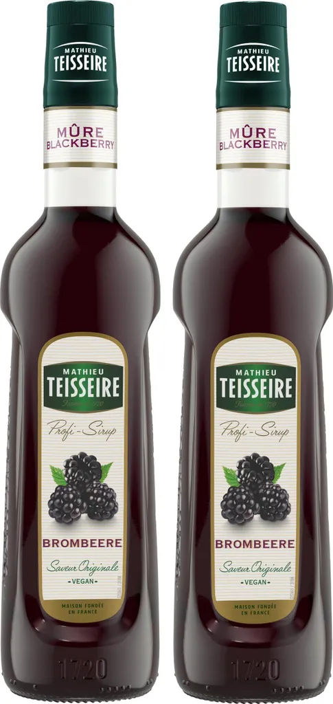 Mathieu Teisseire Getränke-Sirup Brombeere 0,7L (2er Pack)