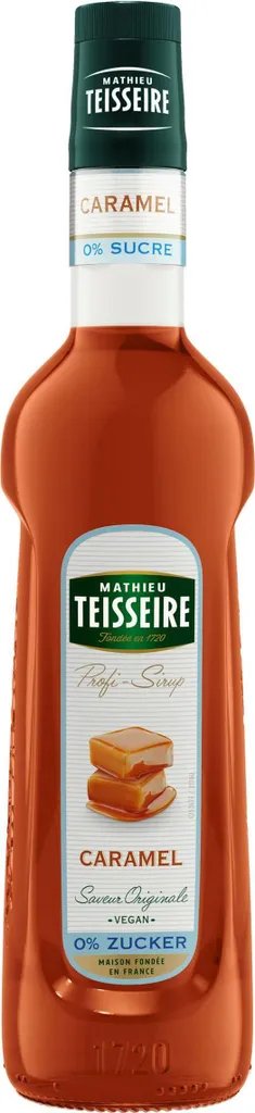Mathieu Teisseire Getränke-Sirup Caramel 0% Zucker 0,7L (1er Pack)