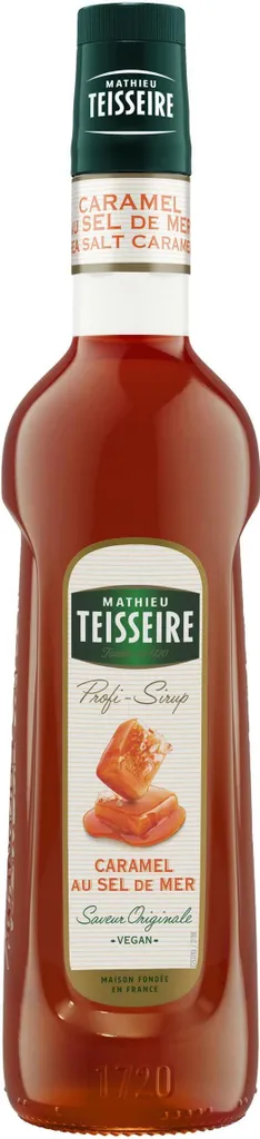 Mathieu Teisseire Getränke-Sirup Caramel au Sel de Mer 0,7L (1er Pack)