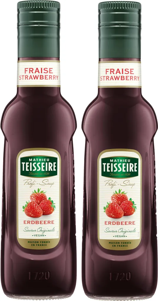 Mathieu Teisseire Getränke-Sirup Erdbeere 0,25L (2er Pack)
