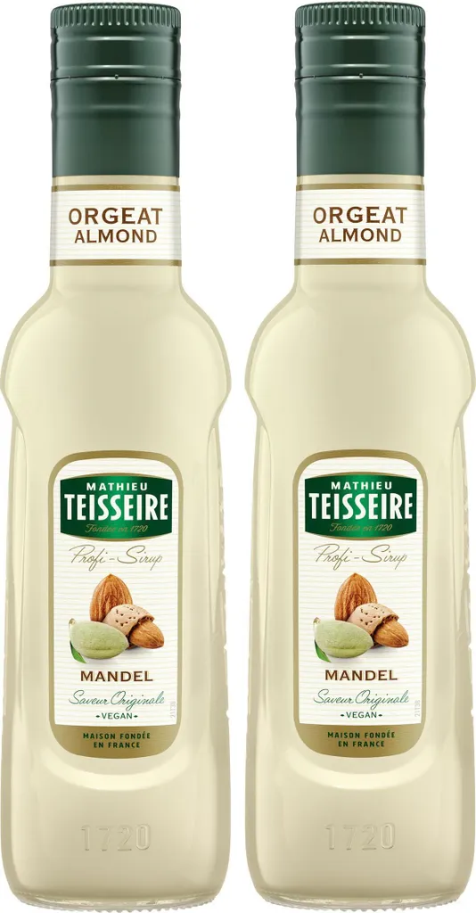 Mathieu Teisseire Getränke-Sirup Mandel 0,25L (2er Pack)