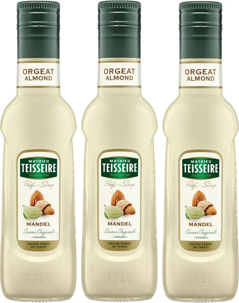 Mathieu Teisseire Getränke-Sirup Mandel 0,25L (3er Pack)