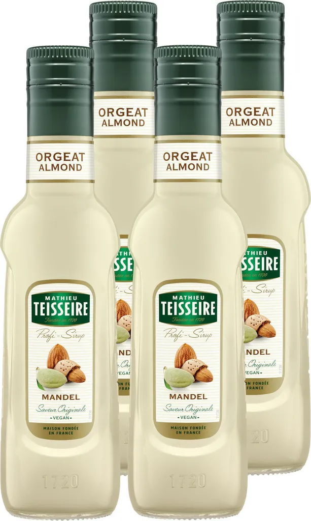 Mathieu Teisseire Getränke-Sirup Mandel 0,25L (4er Pack)