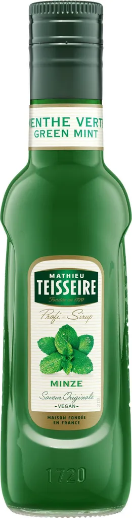 Mathieu Teisseire Getränke-Sirup Pfefferminz 0,25L (1er Pack)