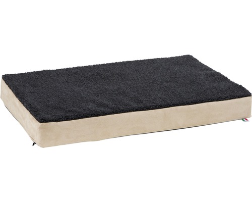 Memory foam mattress 75x115 cm beige-anthracite