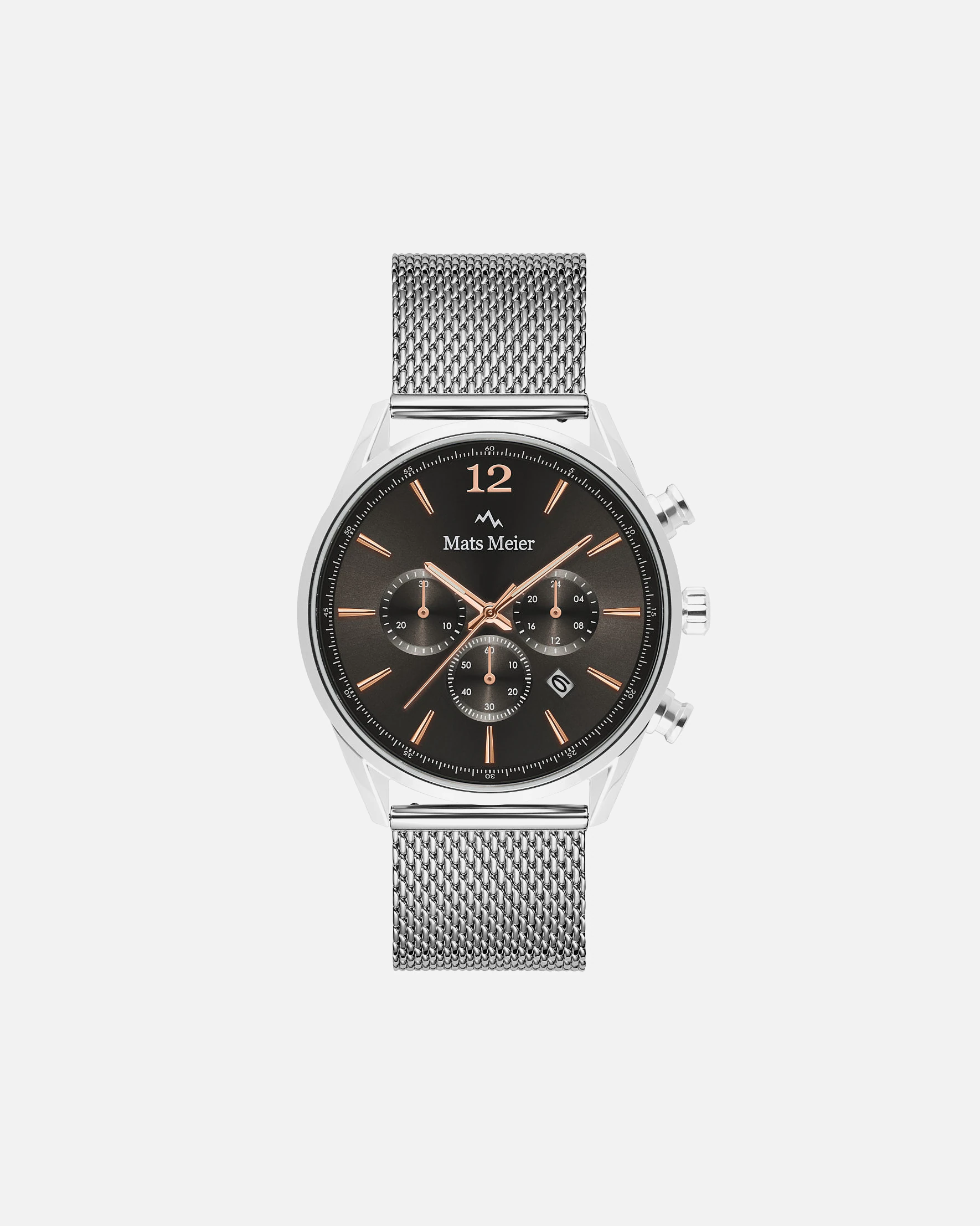 Mats Meier watch men's watch Mats Meier Grand Cornier silver colored - stainless steel