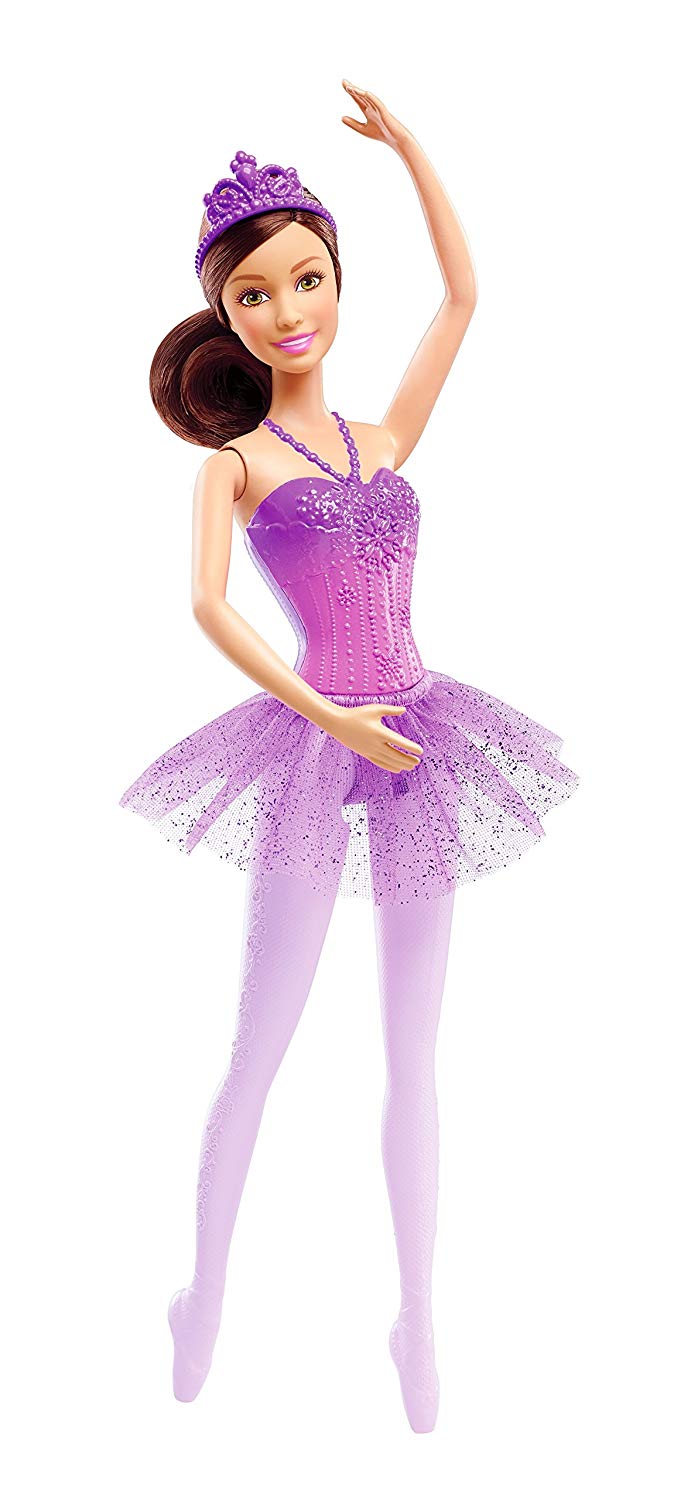 Mattel Barbie Ballerina Dhm43 Fashion Doll, Purple Tutu