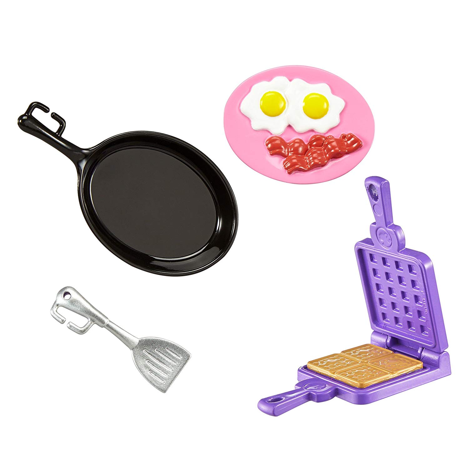 Mattel Barbie Fhp70 Cooking & Baking Kitchen Utensil With Breakfast