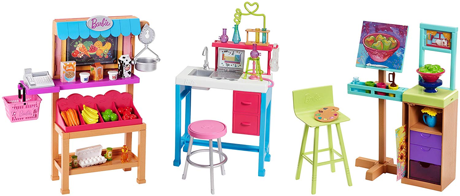 Mattel Barbie Occupations Toy Set Selection