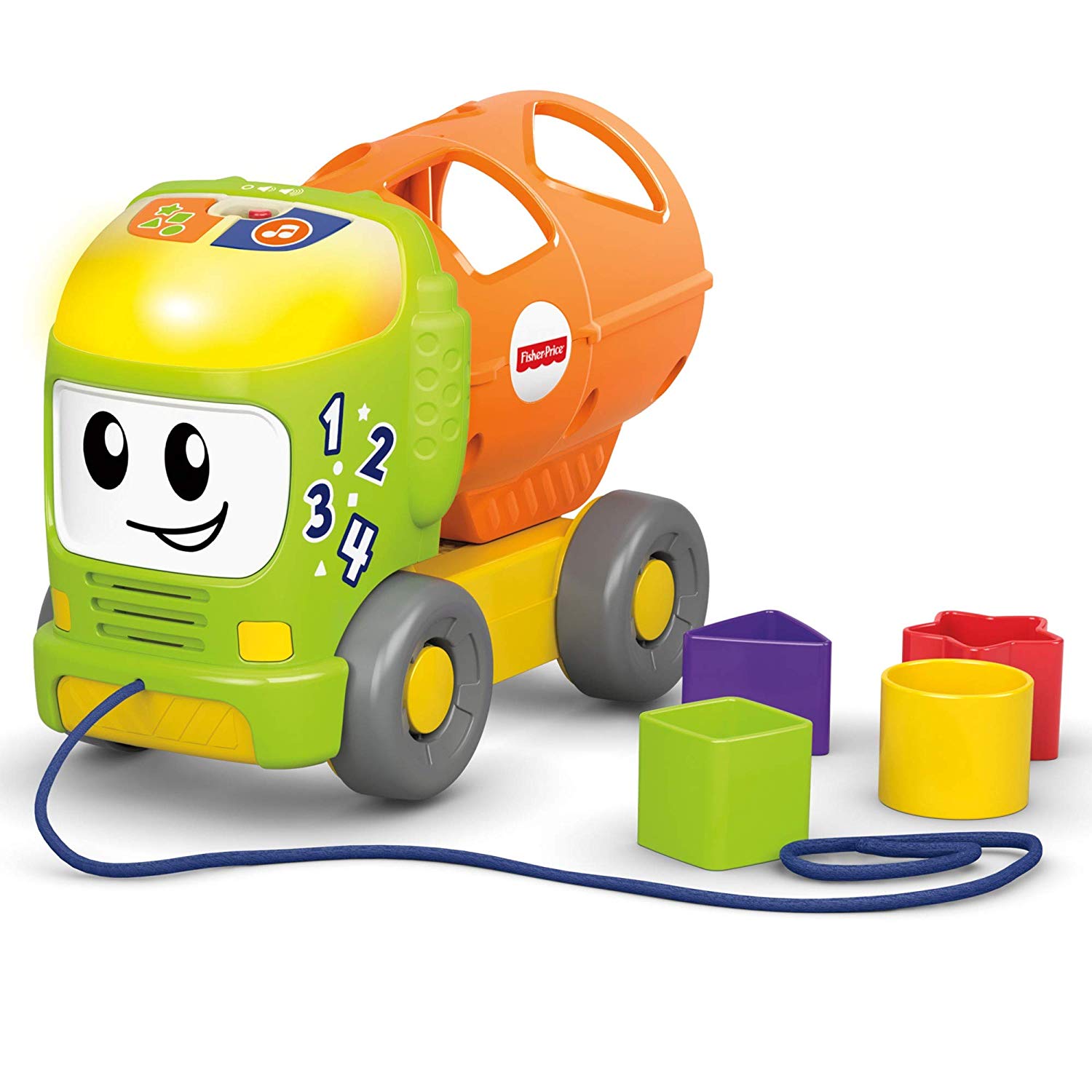 Fisher Price Mattel Fisher-Price Baby Colorful Learning Truck, German Language