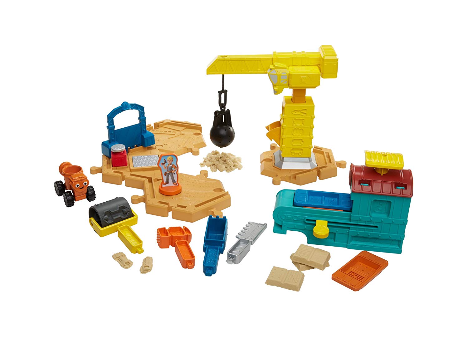 Mattel Fisher-Price Dmm55 – Bob The Builder Large Construction Site Play Se