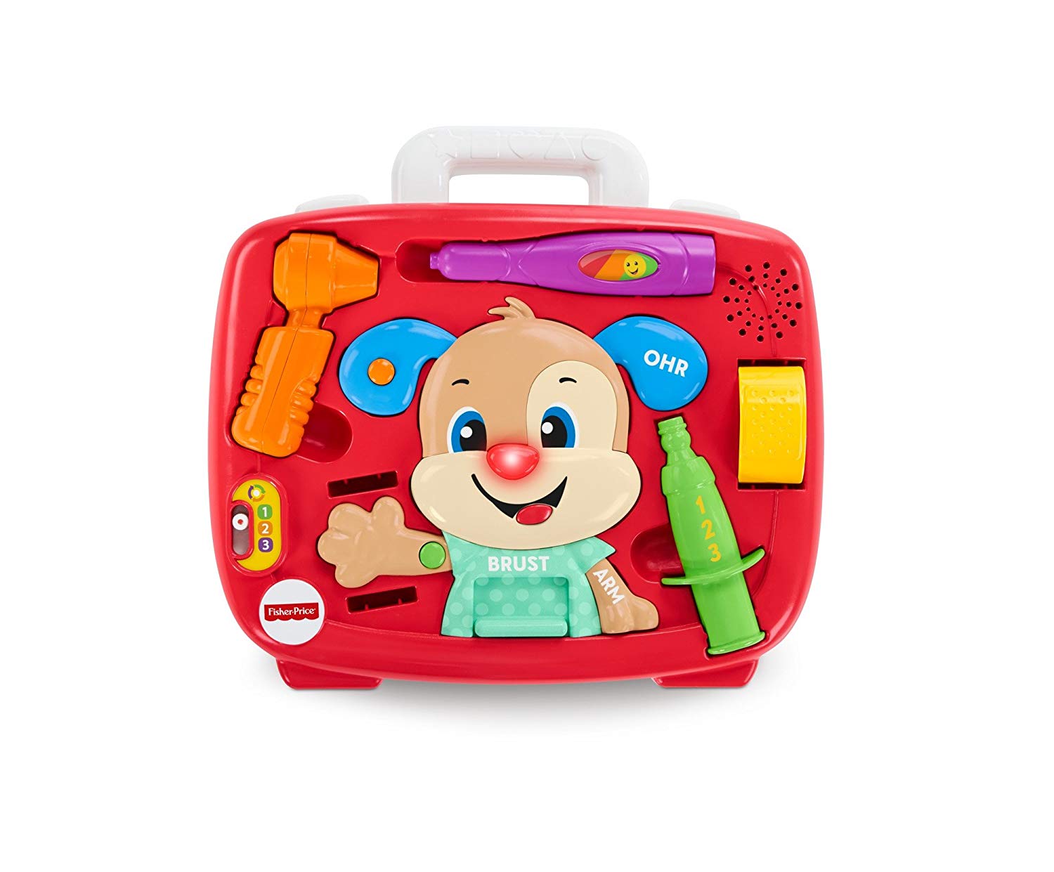 Fisher Price Mattel Fisher-Price FPP97 Fisher-Price and Eveil Laughter Y7776 doggie Box