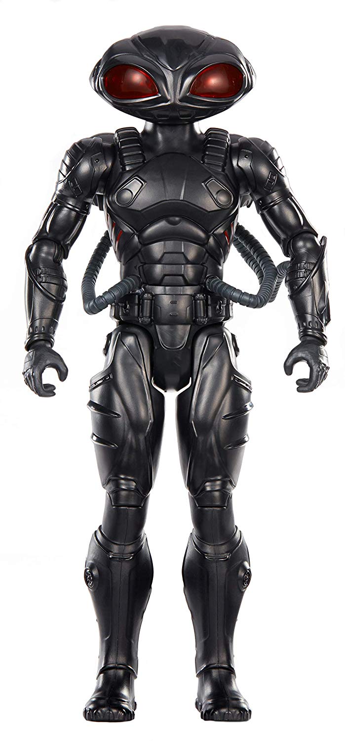 Mattel Fxf93 - Dc Aquaman Black Manta Toy Action Figure From 4 Years And Up