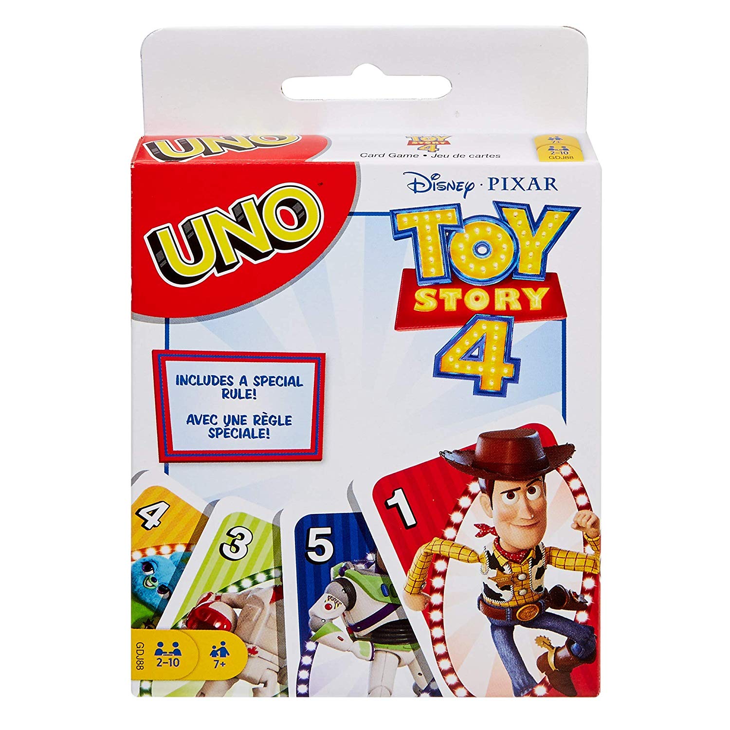Mattel Games Gdj88 - Uno Disney Pixar Toy Story 4 Card Game