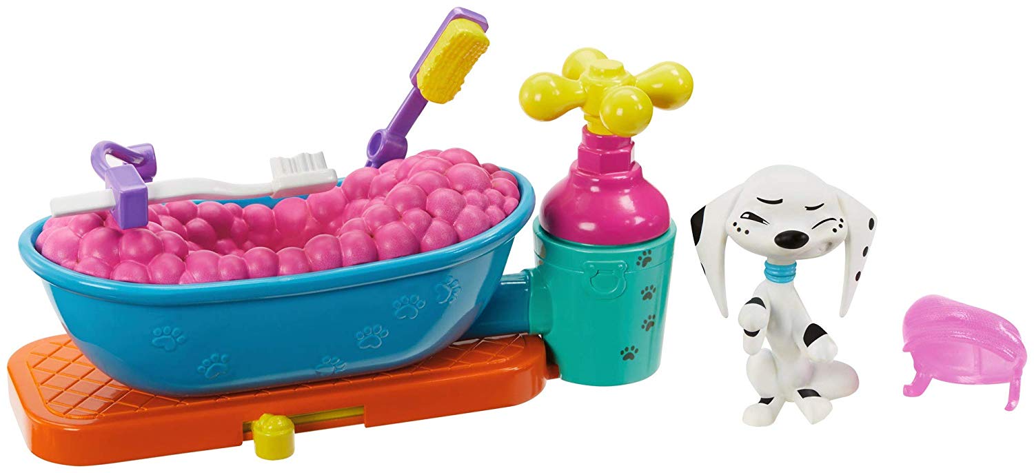 Mattel Gbm47 - Disney, The House Of The 101 Dalmatians, Brush Bath