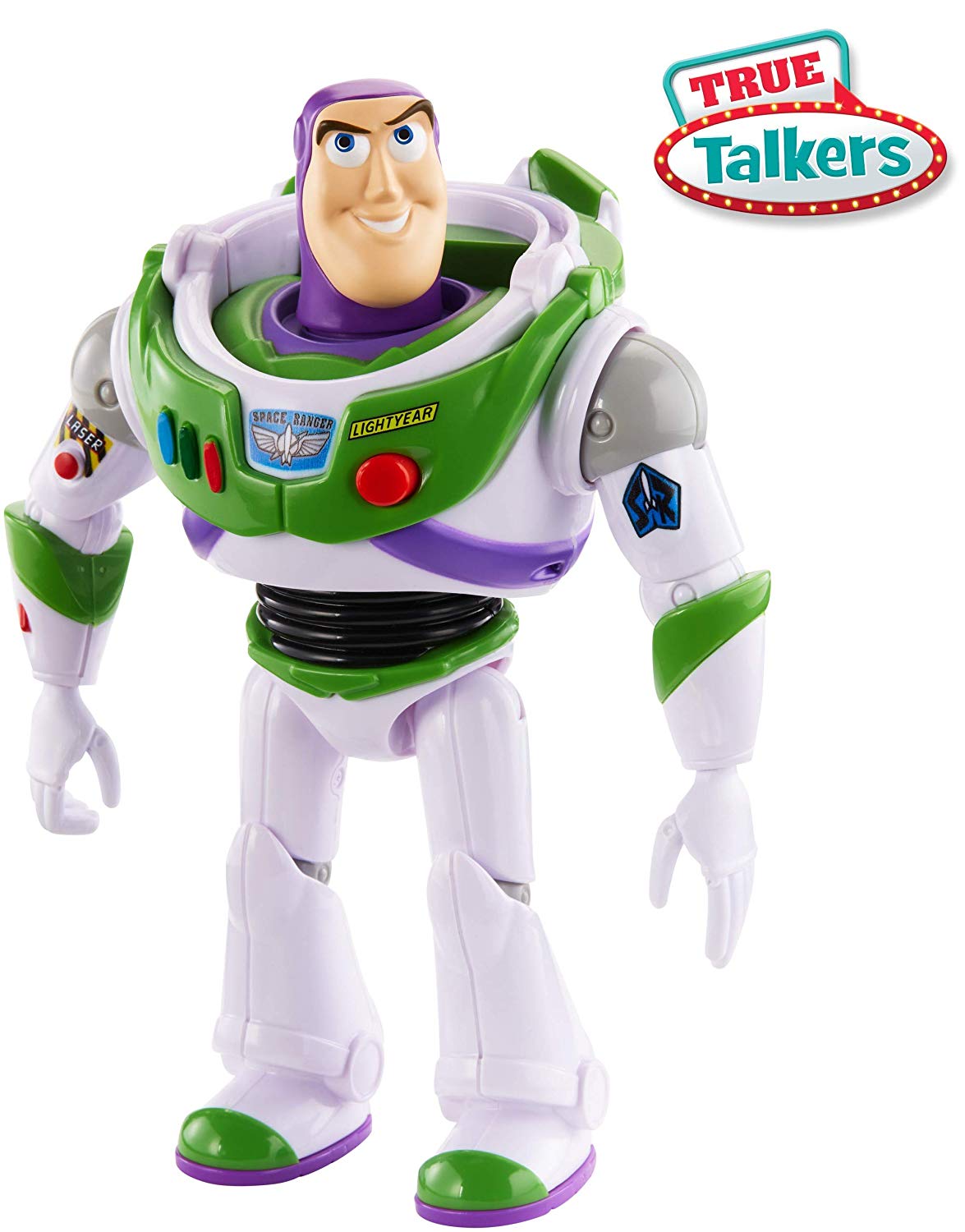 Mattel Gfr28 Toy Story 4 Talking Buzz Lightyear German Language With +20 Se