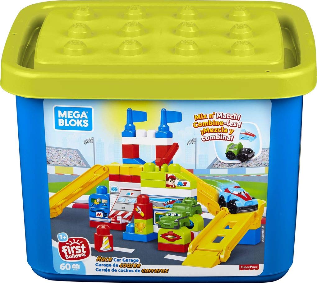 Mattel Gmbh Mega Bloks Racing Car Workshop (60 Pieces)