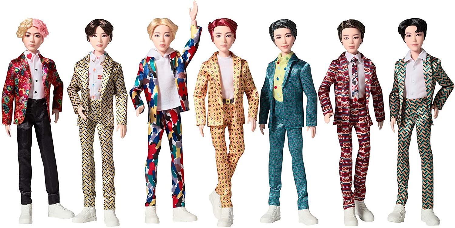 Mattel Gmy42 Bts Bangtan Boys Idol Dolls Gift Set Pack Of 7
