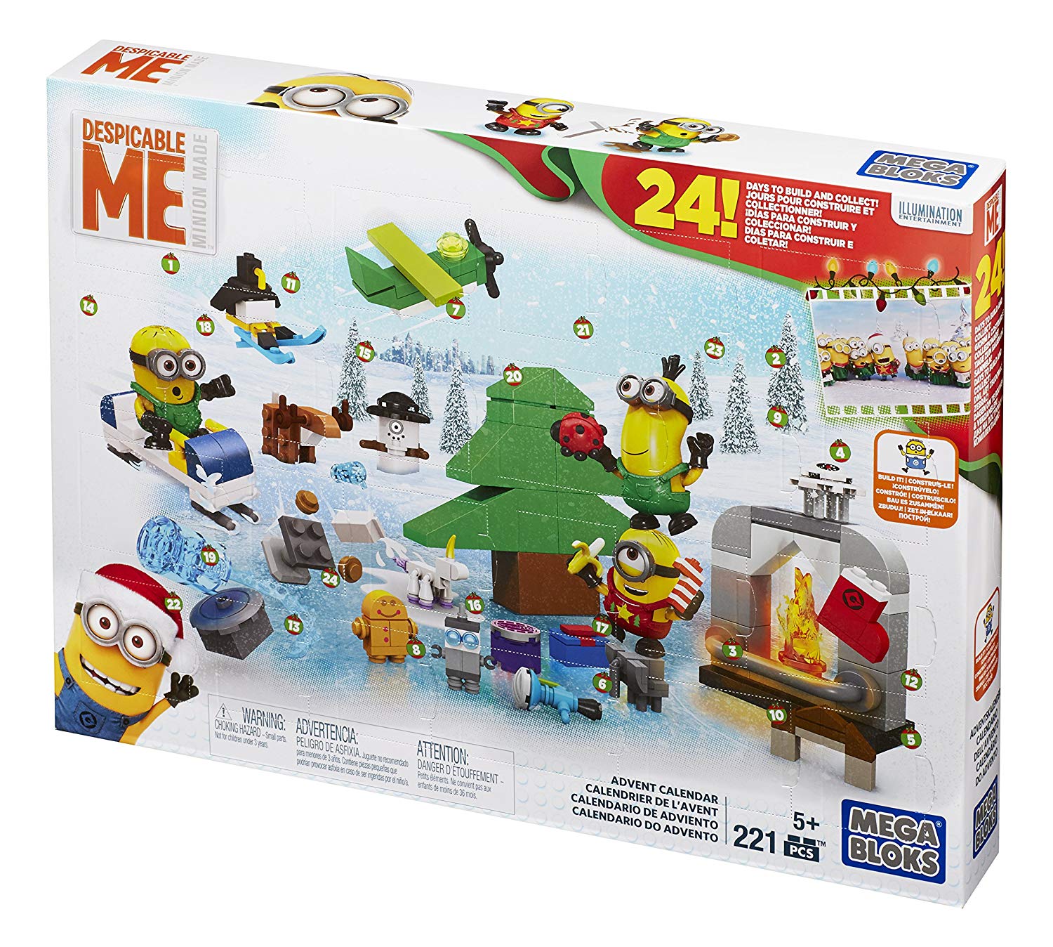 Mattel Mega Bloks Cpc57 - Minions Movie Advent Calendar